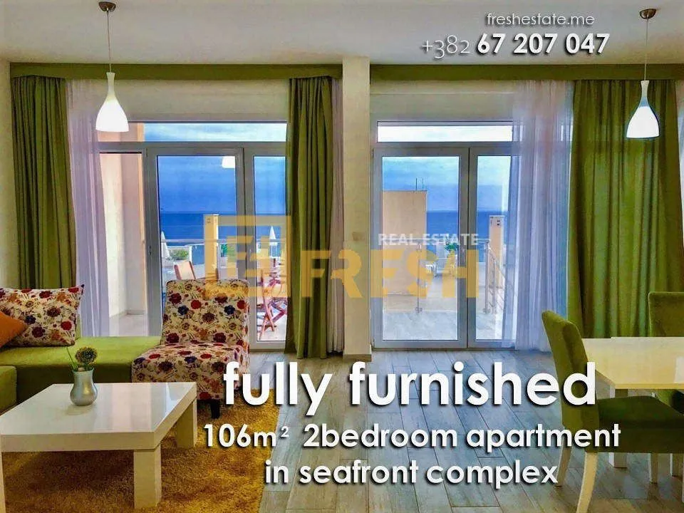 Sale, two bedroom apartment, 106m², Dobre Vode, Bar