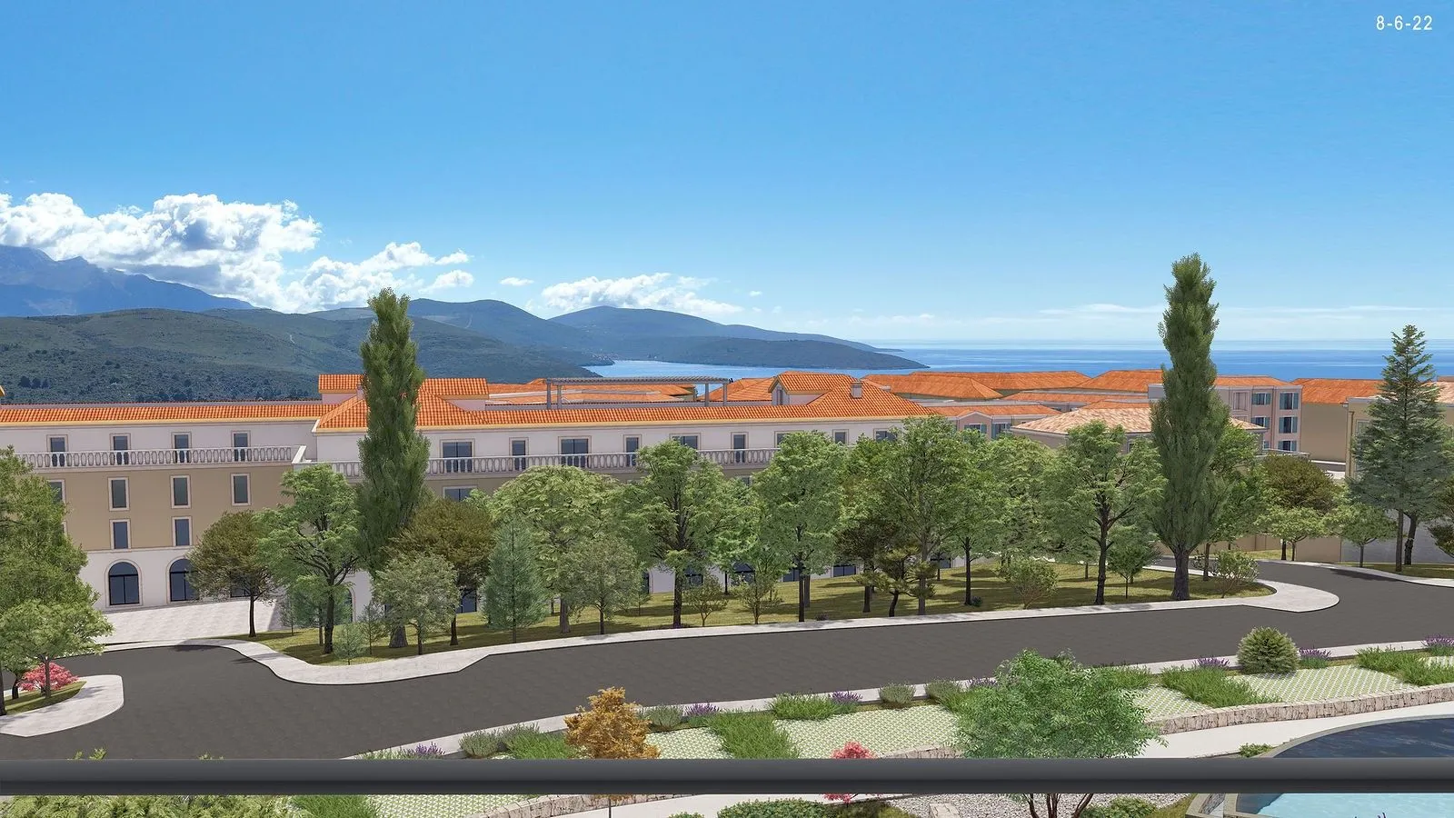 Prodaja, dvosoban stan, 93m², Luštica Bay, Tivat