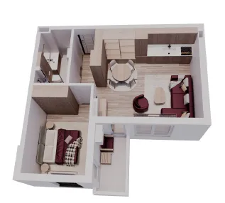 Sale, one bedroom apartment, 45m², Pantelej, Niš - image 3