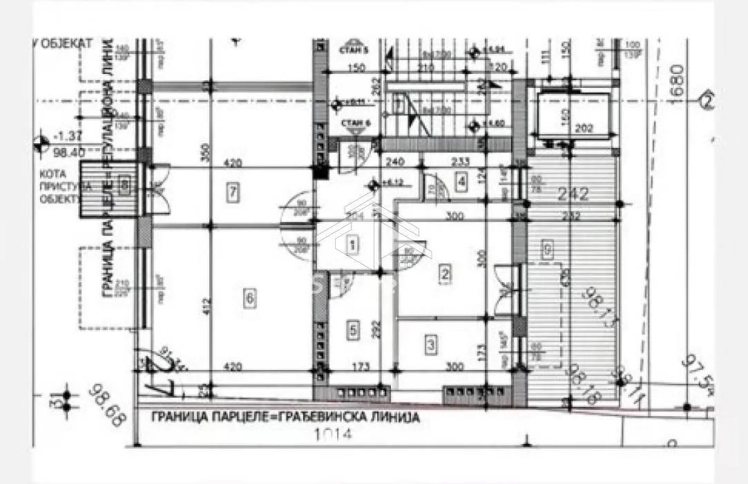 Rent, apartment, 78m², Stari Grad, Beograd