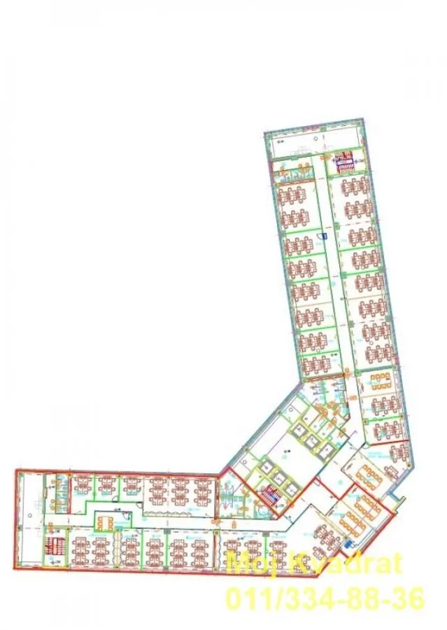 Rent, office space, 772m², Novi Beograd Blok 67, Novi Beograd Sve Podlokacije