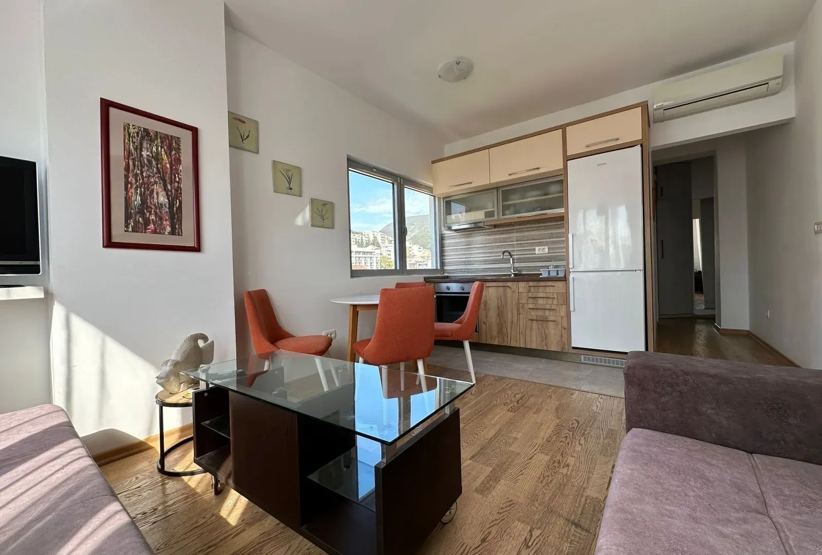 Rent, one bedroom apartment, 40m², Centar, Budva
