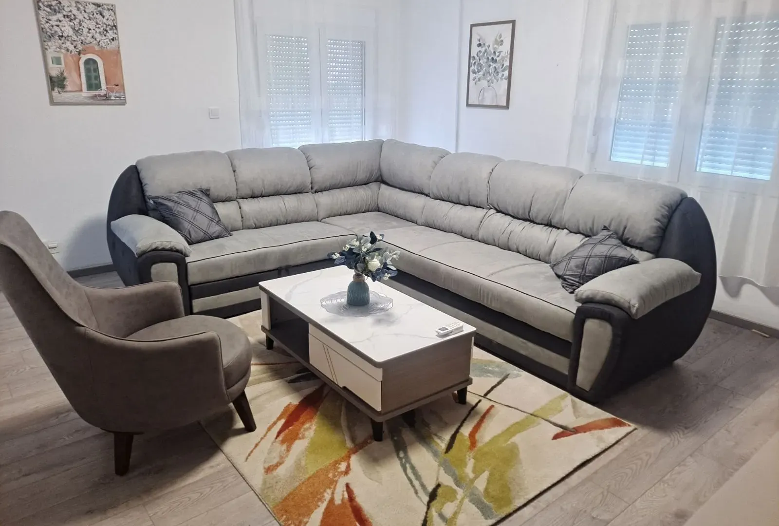 Rent, three bedroom apartment, 130m², Stari Aerodrom, Podgorica