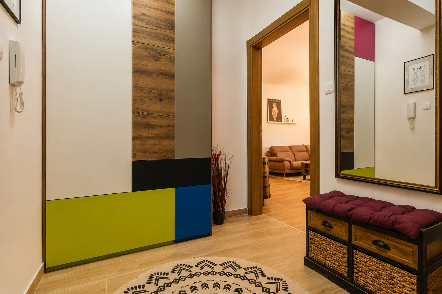 Rent, two bedroom apartment, 67m², Blok 9, Podgorica