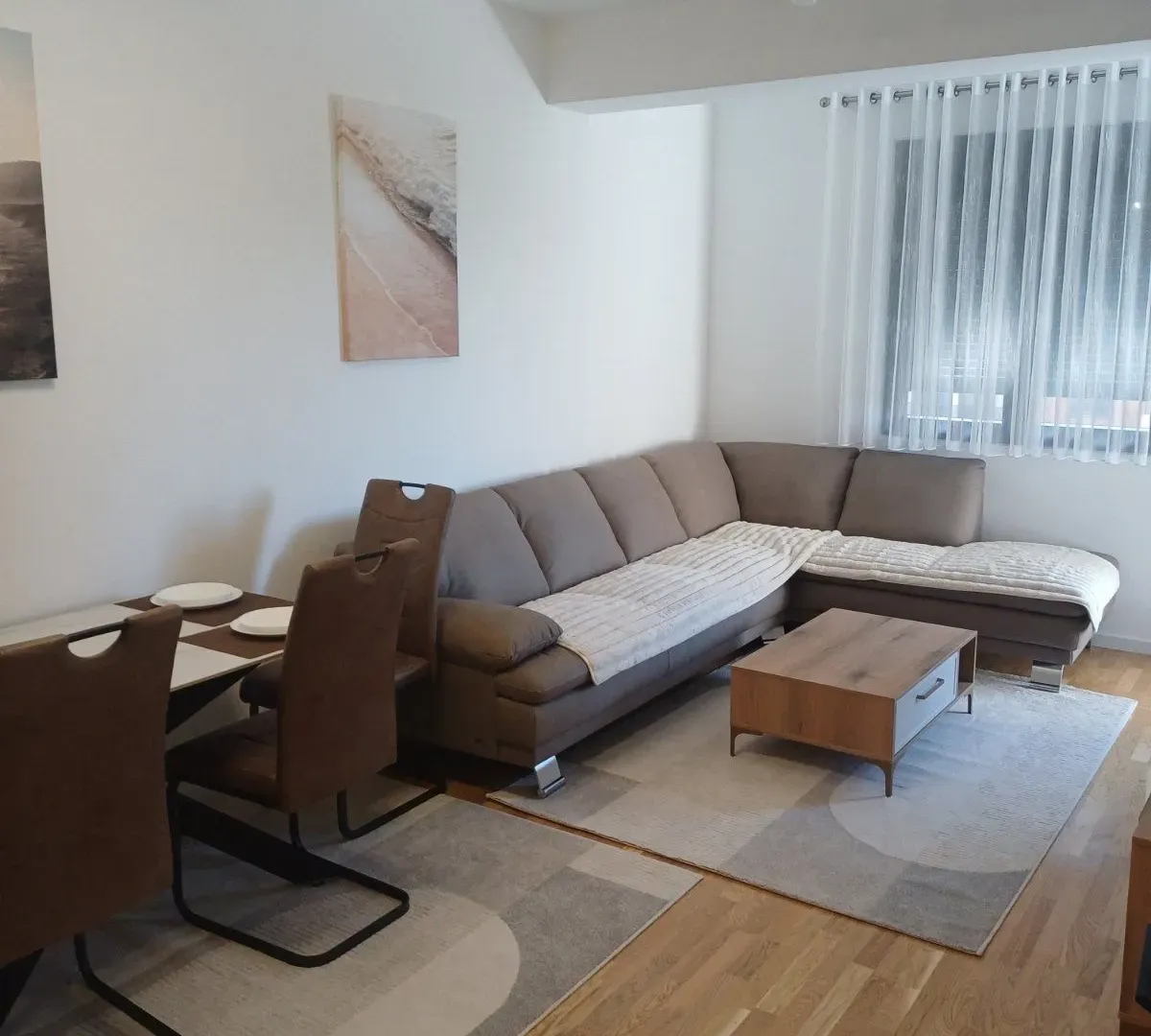 Izdavanje, jednosoban stan, 44m², Stari Aerodrom, Podgorica