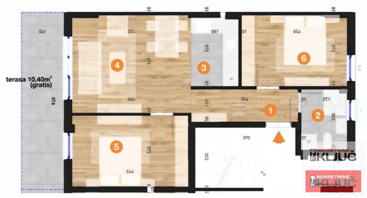 Prodaja, trosoban stan, 63m², Telep, Novi Sad Sve Podlokacije