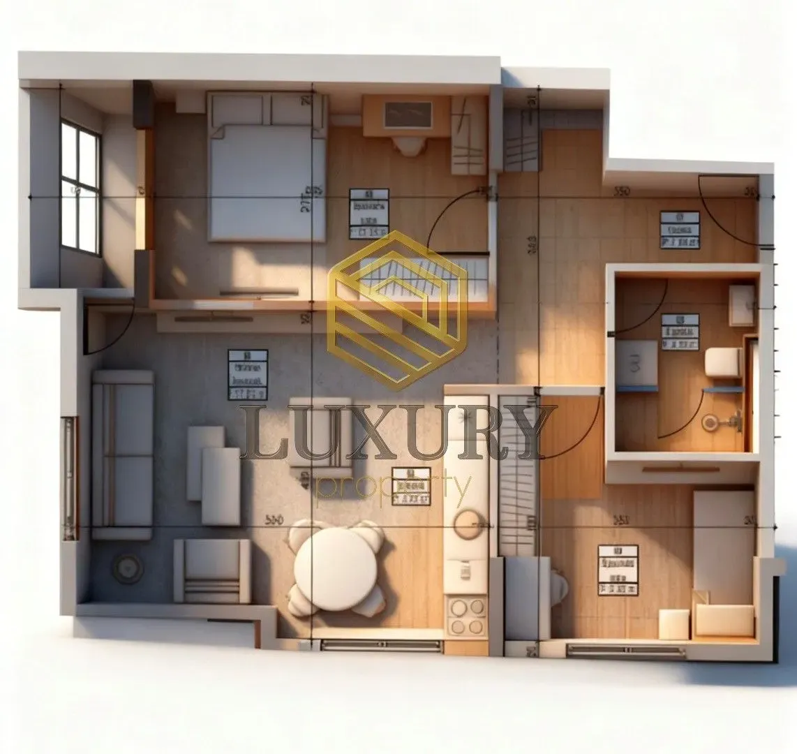 Prodaja, jednosoban stan, 60m², Gornja Gorica, Podgorica