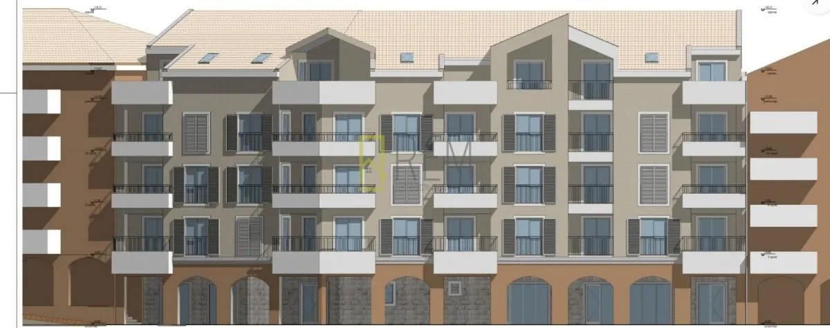 Sale, two bedroom apartment, 53m², Budva, Crna Gora