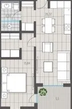 Sale, one bedroom apartment, 53m², Seljanovo, Tivat - image 4