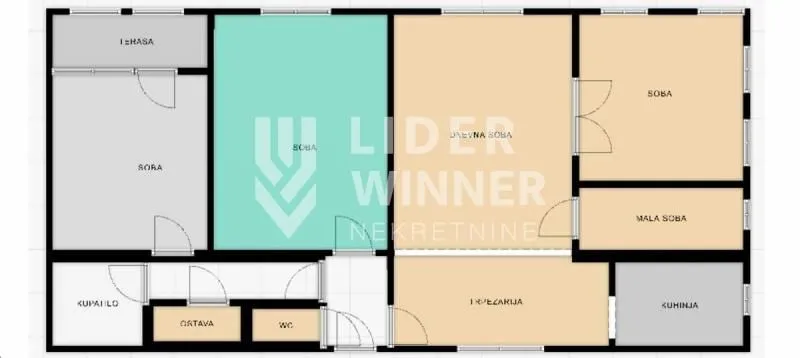 Prodaja, četvorosoban stan, 102m², Retenzija, Beograd