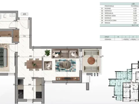 Prodaja, dvosoban stan, 78m², Bar, Crna Gora - image 8