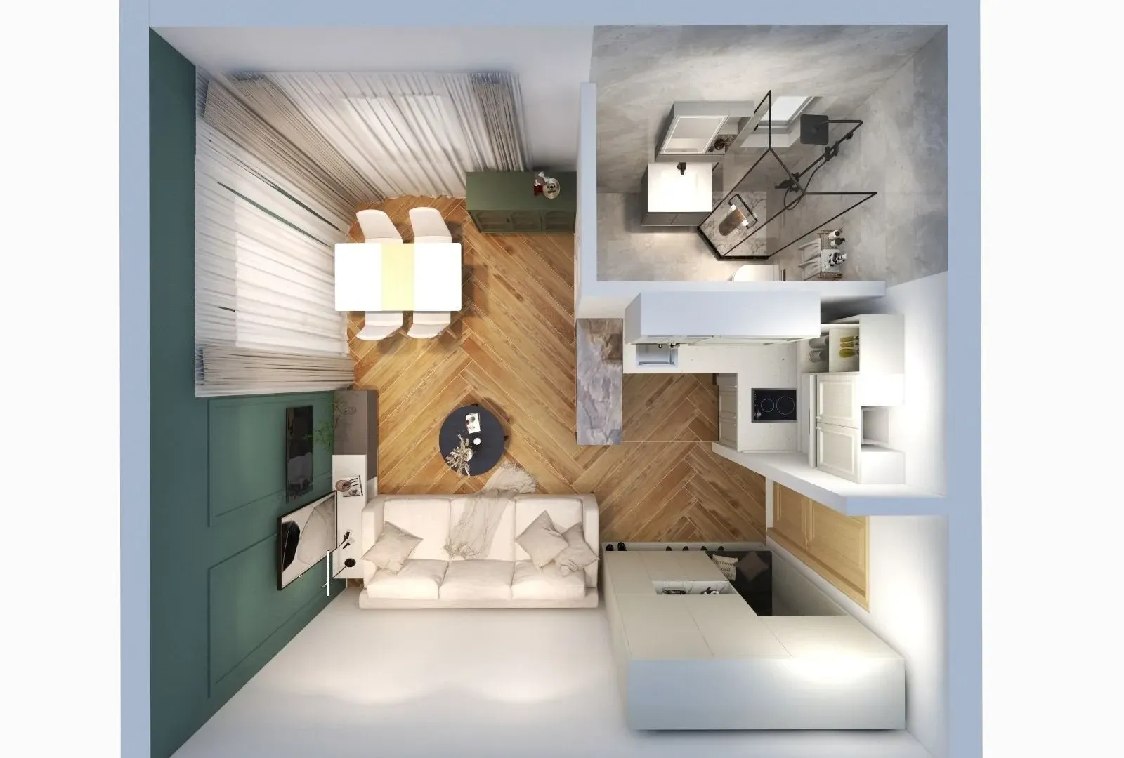 Sale, one bedroom apartment, 62m², Sutomore, Bar