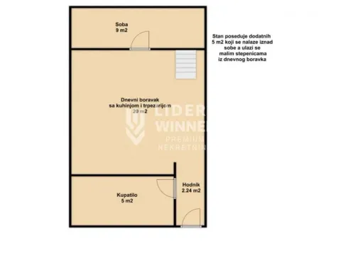 Sale, one bedroom apartment, 41m², Tašmajdan, Palilula Sve Podlokacije - image 5