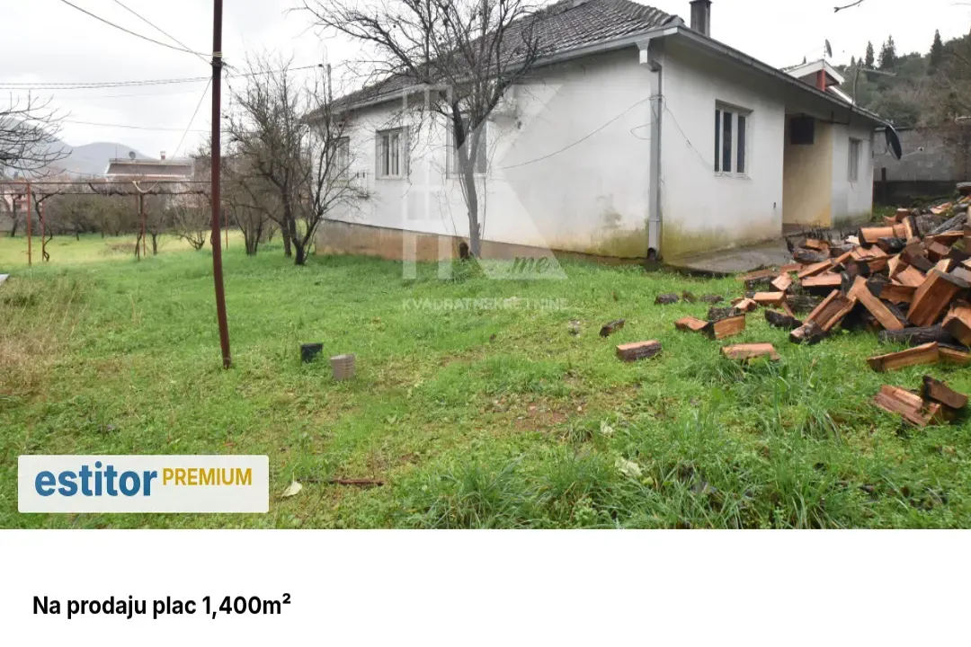 Sale, land lot, 1400m², Zagorič, Podgorica