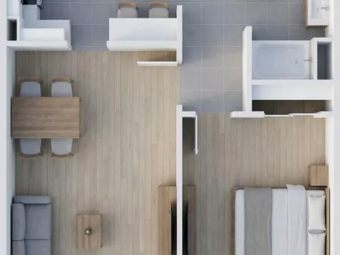 Sale, studio apartment, 32m², Kavač, Kotor - image 8