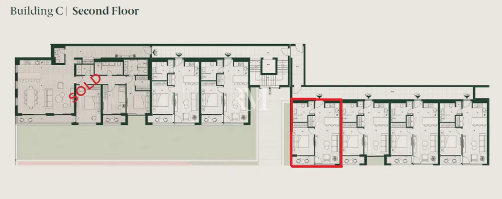 Prodaja, jednosoban stan, 45m², Mrčevac, Tivat