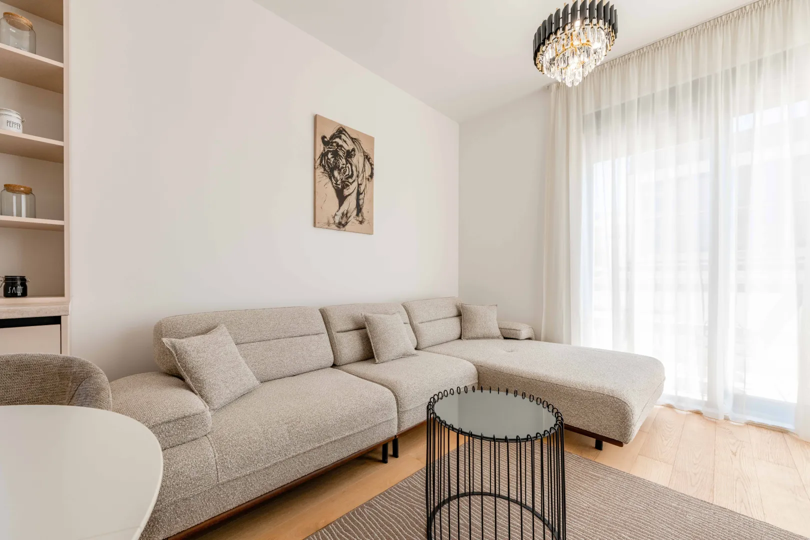 Rent, one bedroom apartment, 51m², Bečići, Budva