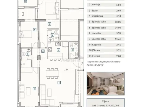 Prodaja, jednosoban stan, 35m², Budva, Crna Gora - image 5