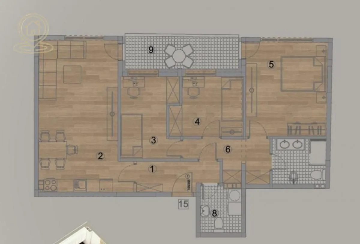 Sale, four bedroom apartment, 86m², Medijana, Niš