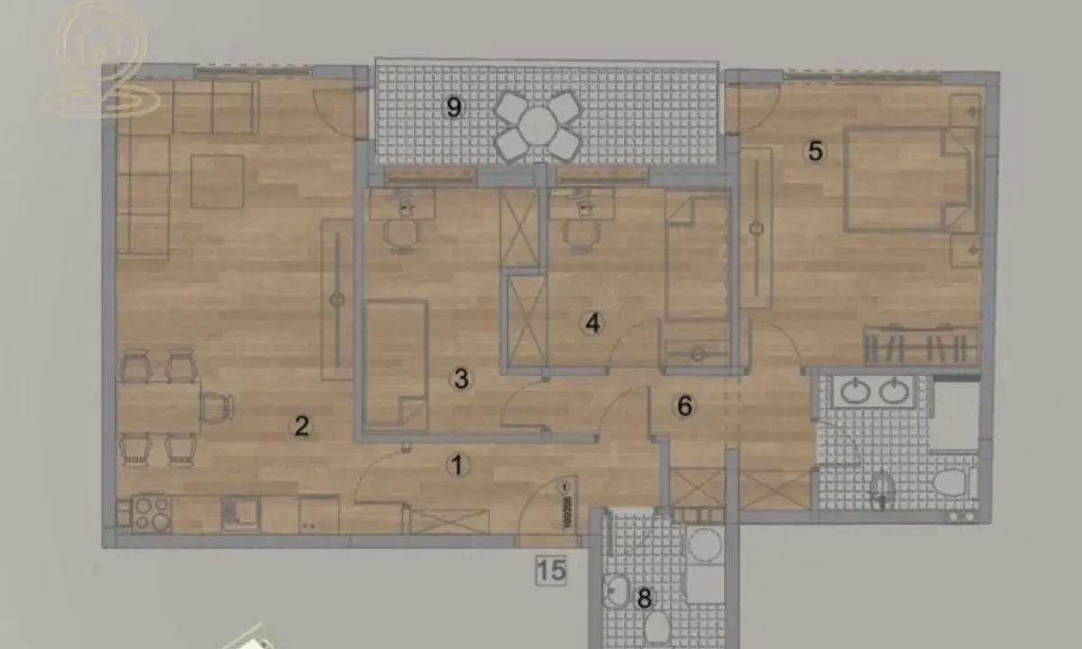 Sale, four bedroom apartment, 86m², Medijana, Niš