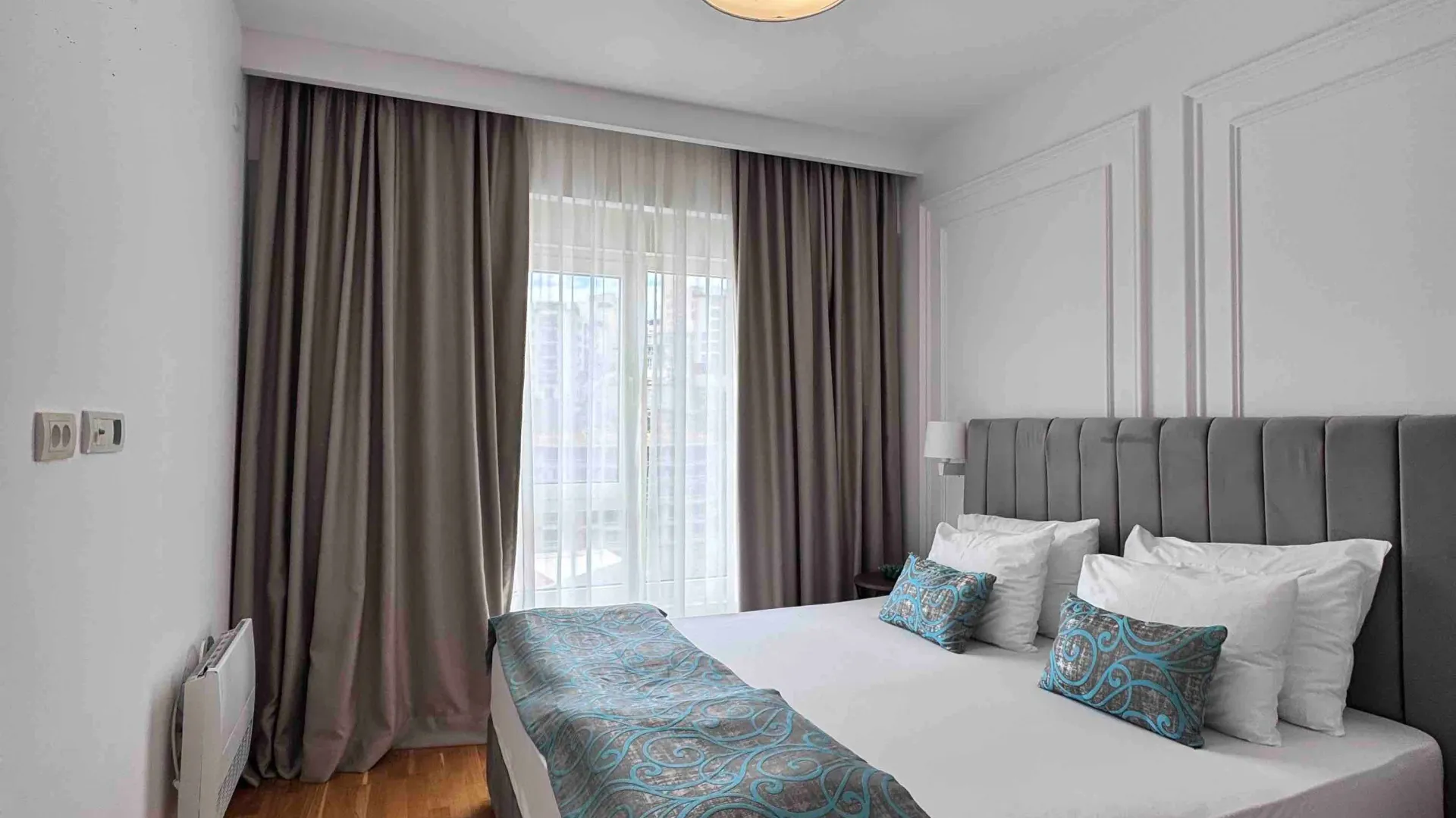 Rent, one bedroom apartment, 55m², Bečići, Budva