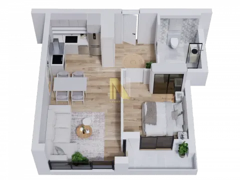 Prodaja, dvosoban stan, 40m², Telep, Novi Sad Sve Podlokacije