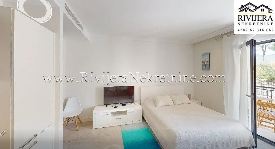 Prodaja, jednosoban stan, 55m², Luštica Bay, Tivat