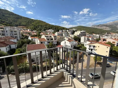 View from the balcony overlooking the town and hills. - image 2