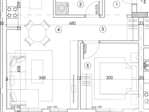 Sale, two bedroom apartment, 41m², Novi Banovci, Stara Pazova - image 5
