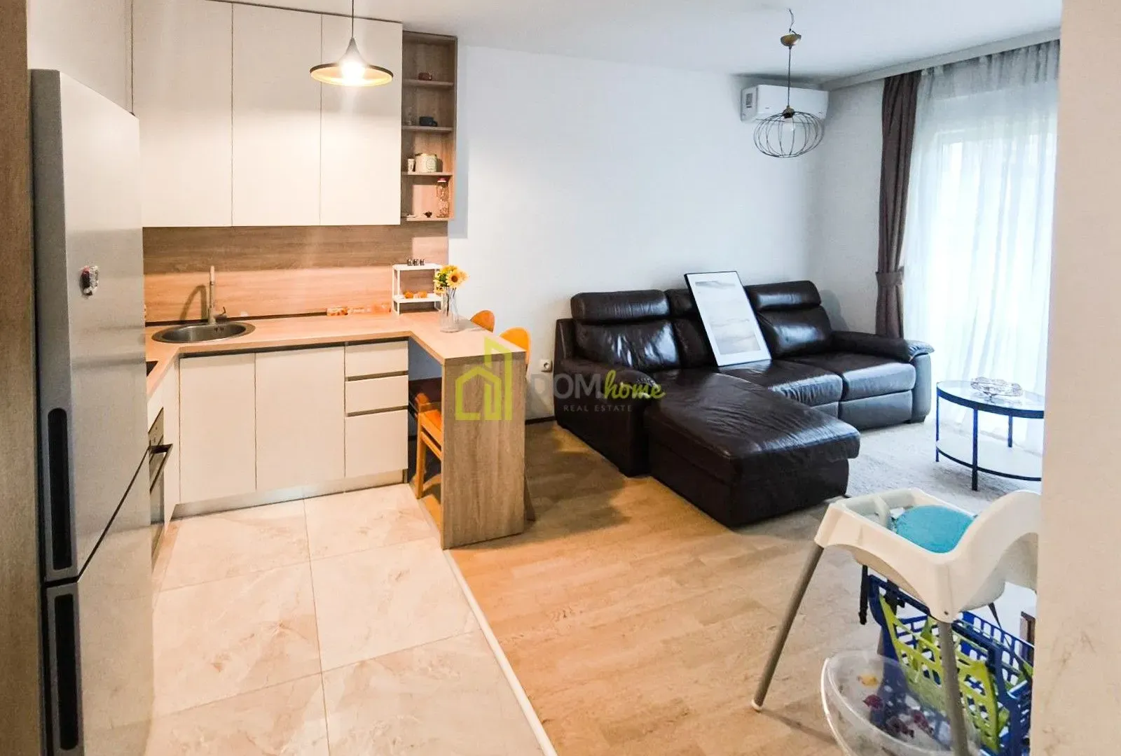 Rent, one bedroom apartment, 37m², Central Point, Podgorica