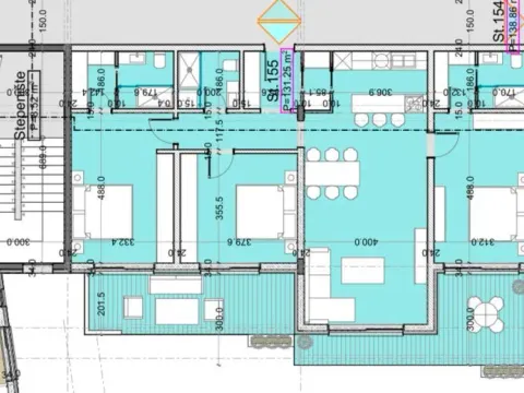 Prodaja, trosoban stan, 125m², Centar, Bar - image 4
