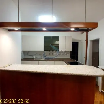 Kuhinja sa šankom i visećim elementima. - image 6