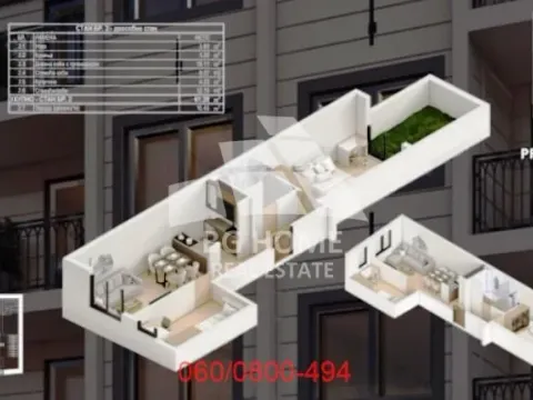 Prodaja, dvosoban stan, 72m², Lekino Brdo, Voždovac Sve Podlokacije - image 5