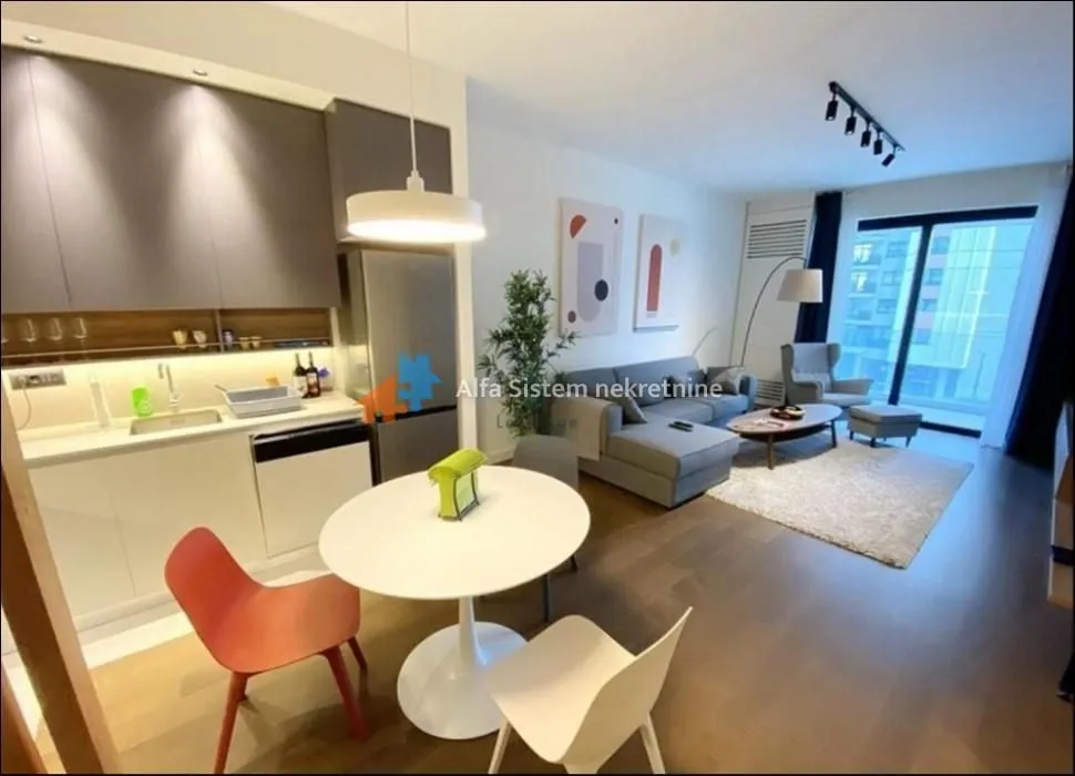 Rent, two bedroom apartment, 71m², Savski Venac, Beograd