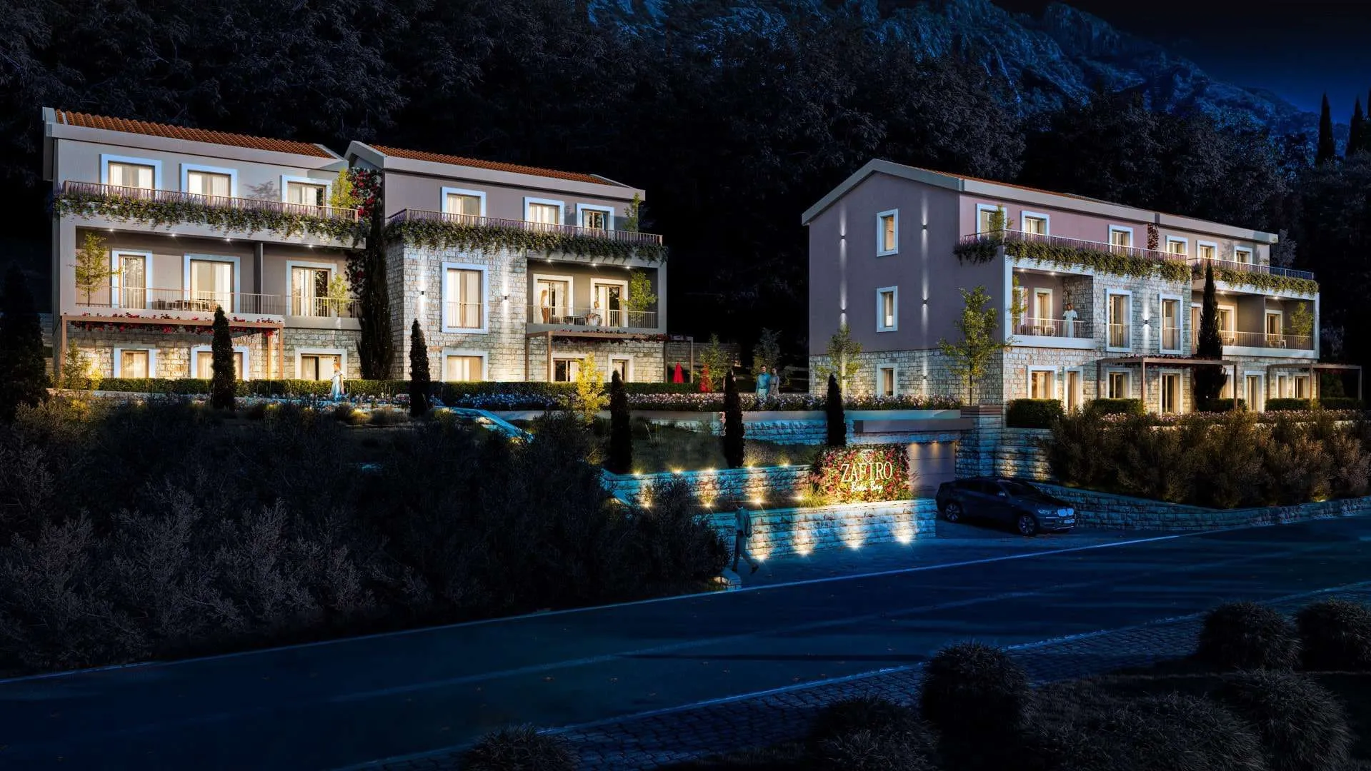 Prodaja, dvosoban stan, 55m², Ljuta, Kotor