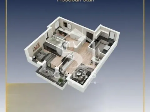 Sale, three bedroom apartment, 69m², Lekino Brdo, Voždovac Sve Podlokacije - image 16