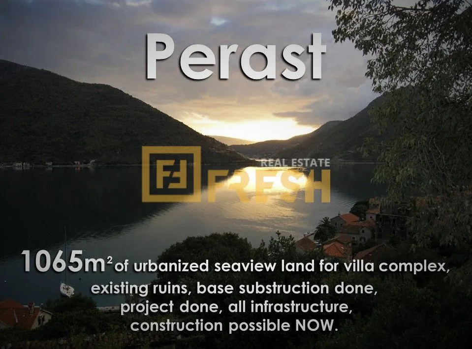 Prodaja, plac, 1065m², Kotor, Crna Gora