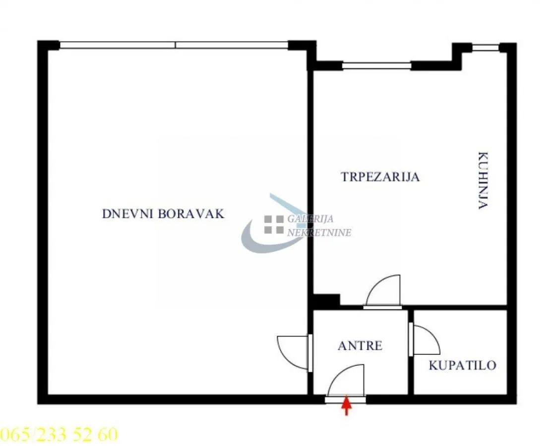 Izdavanje, jednosoban stan, 34m², Voždovac Sve Podlokacije, Beograd
