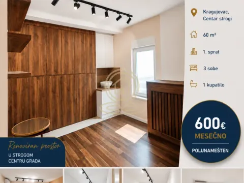 Rent, office space, 60m², Centar, Kragujevac - image 1