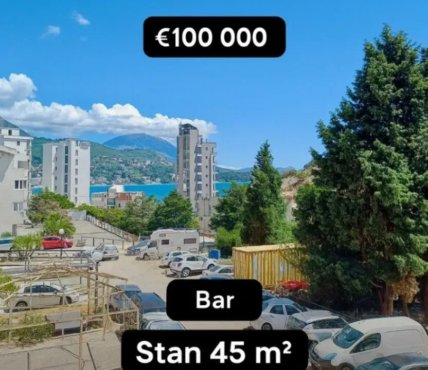 Prodaja, jednosoban stan, 45m², Sutomore, Bar