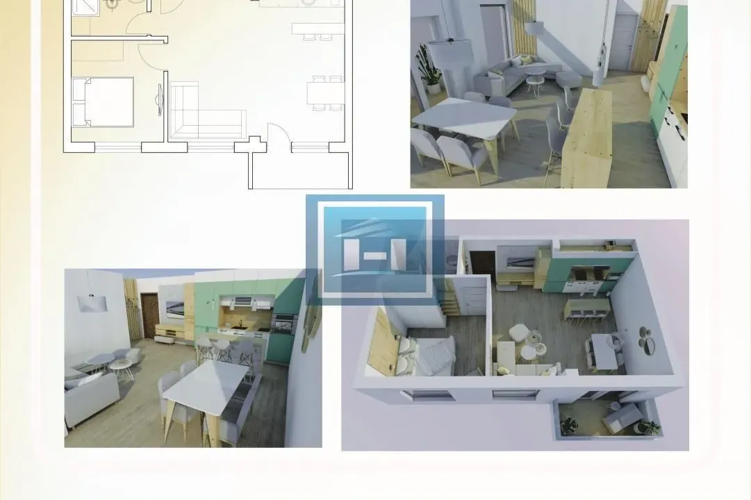 Sale, one bedroom apartment, 46m², Aqua park, Jagodina