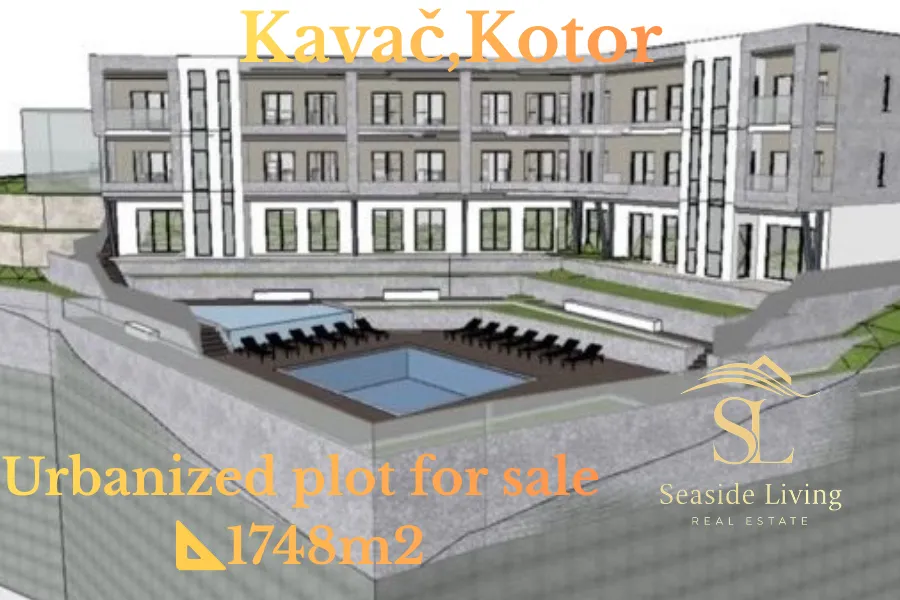 Prodaja, plac, 1748m², Kavač, Kotor