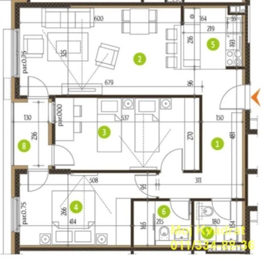 Prodaja, trosoban stan, 71m², Zemun Sve Podlokacije, Beograd