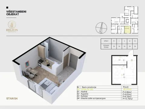 Prodaja, garsonjera, 29m², Podkošljun, Budva - image 6
