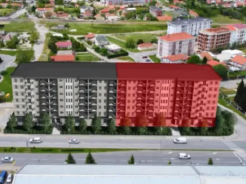 Prodaja, jednosoban stan, 48m², Stari Aerodrom, Podgorica