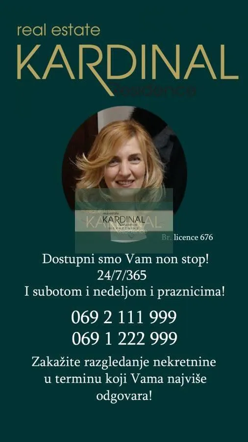 Prodaja, dvosoban stan, 53m², Strelište, Jagodina