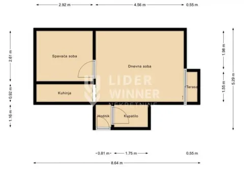 Prodaja, dvosoban stan, 40m², Južni Bulevar, Vračar Sve Podlokacije - image 13