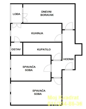 Sale, three bedroom apartment, 71m², Pasino Brdo, Voždovac Sve Podlokacije - image 14