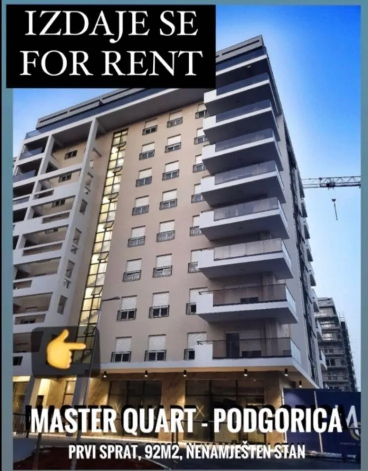 Modern residential building in Podgorica.
