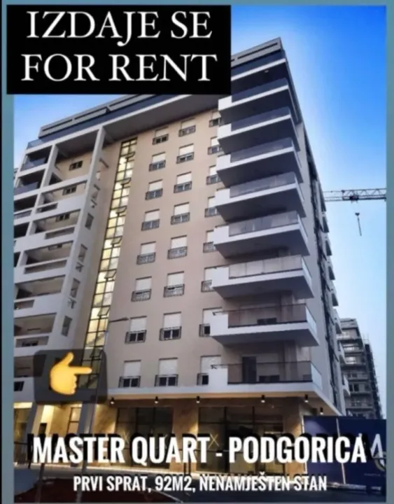 Rent, office space, 93m², City Kvart, Podgorica